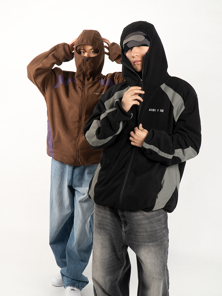 AVENUESON Polar Fleece Warm Zipper Jacket