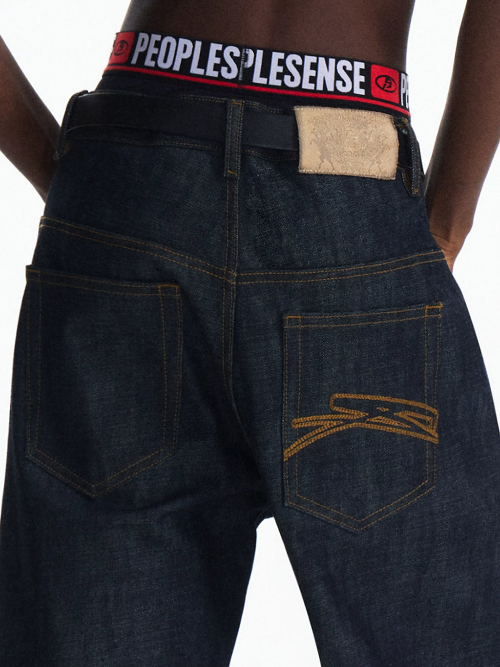 PEOPLESENSE Red Edge Red Ear Ox Straight Leg Jeans