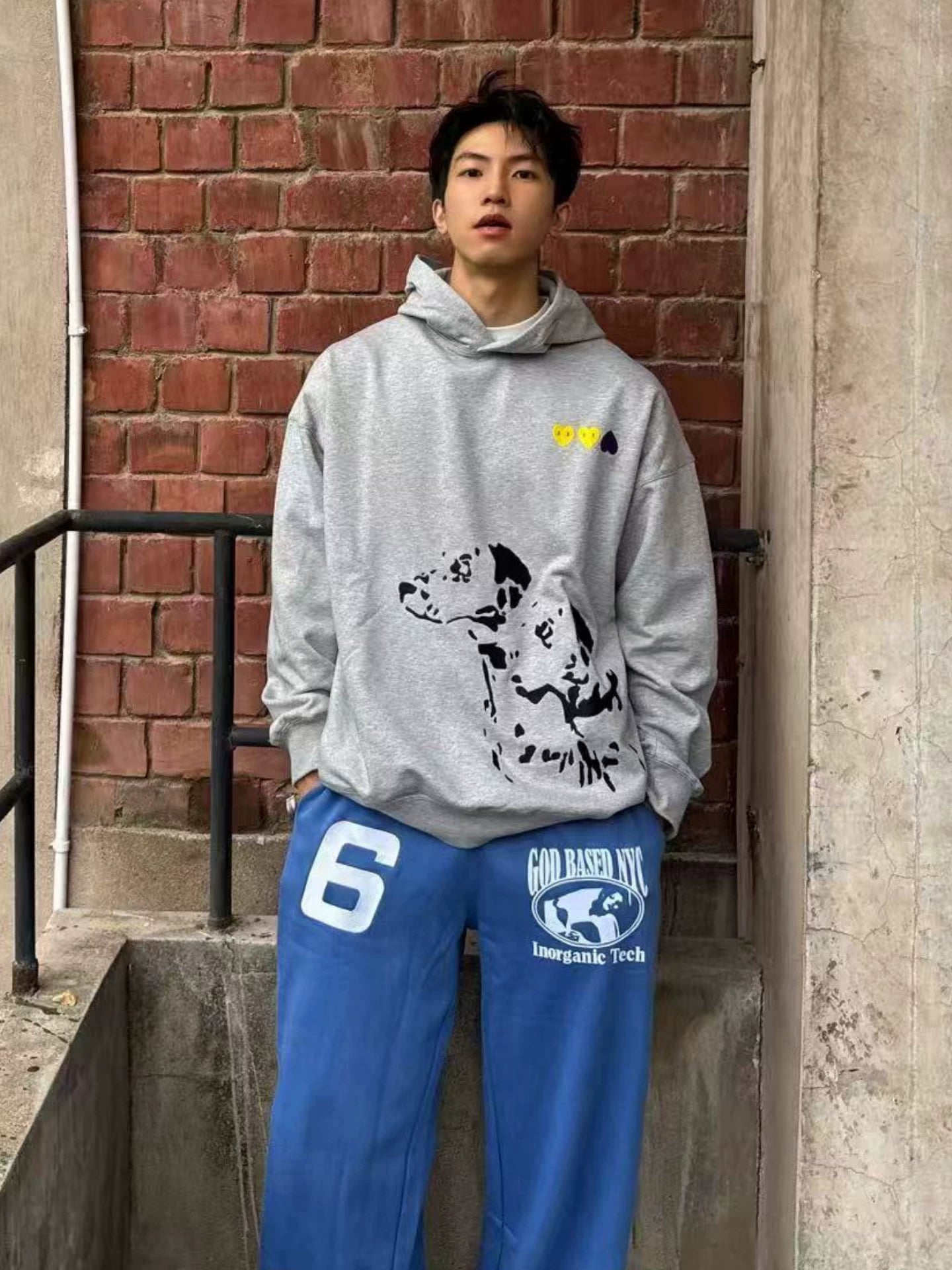 BurningDreamers Dalmatian Embroidered Hoodie