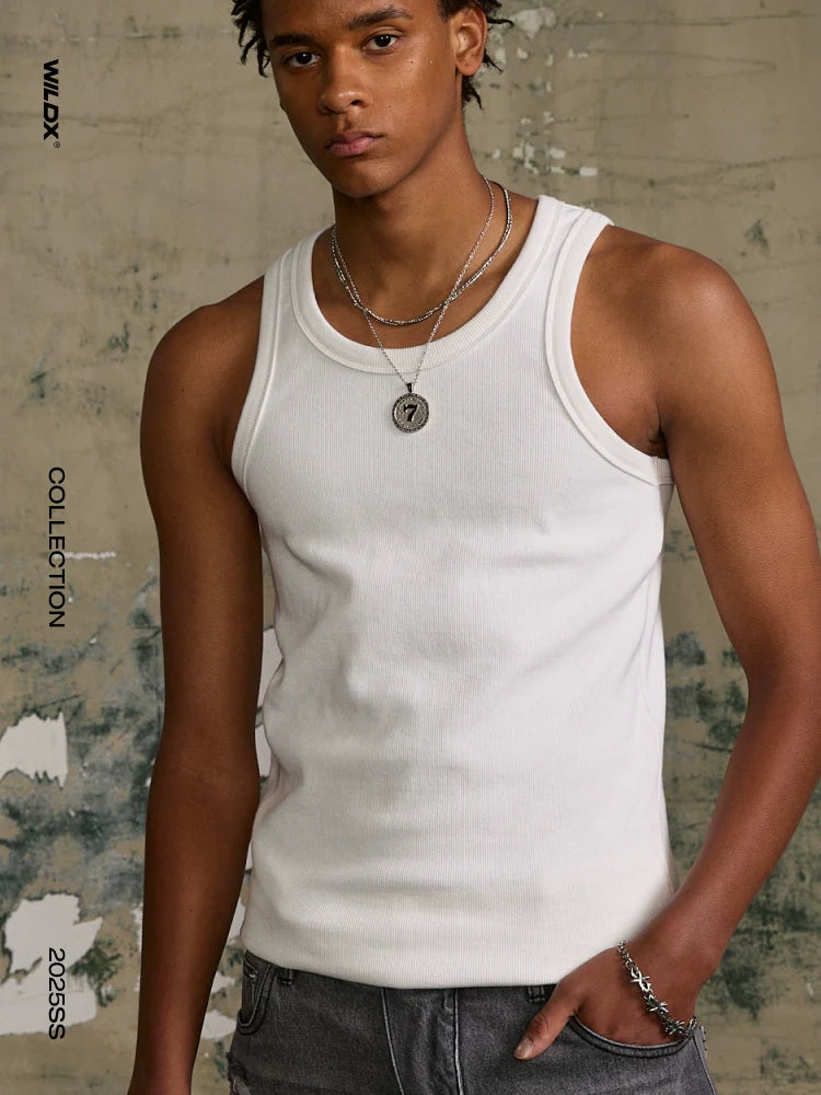 WildX Heavy Threaded Bottom Sleeveless Vest