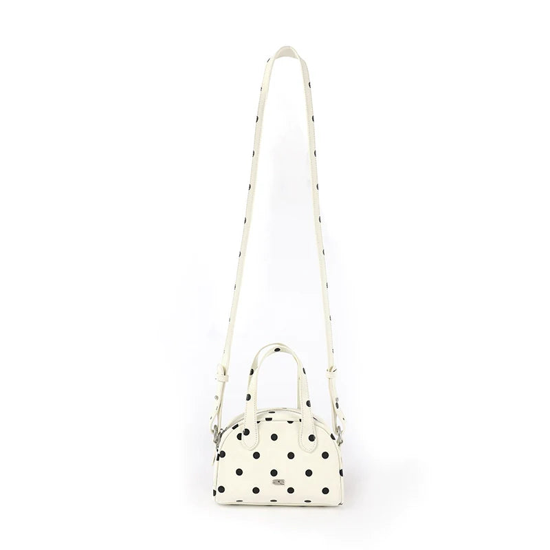 CryingCenter Polka Dot Boston Shoulder Crossbody Bag