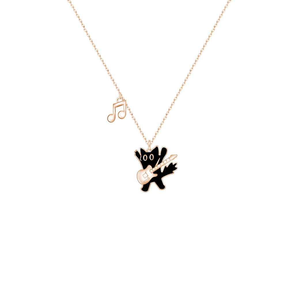 Oho Ou Happy Cat Premium Light Luxury Necklace