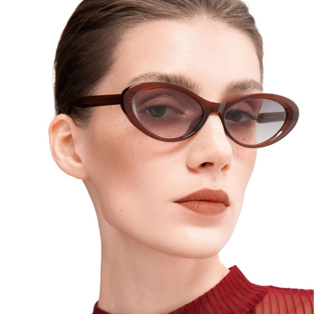 Sorykoo® Rivet Cat-Eye Retro Nylon Sunglasses