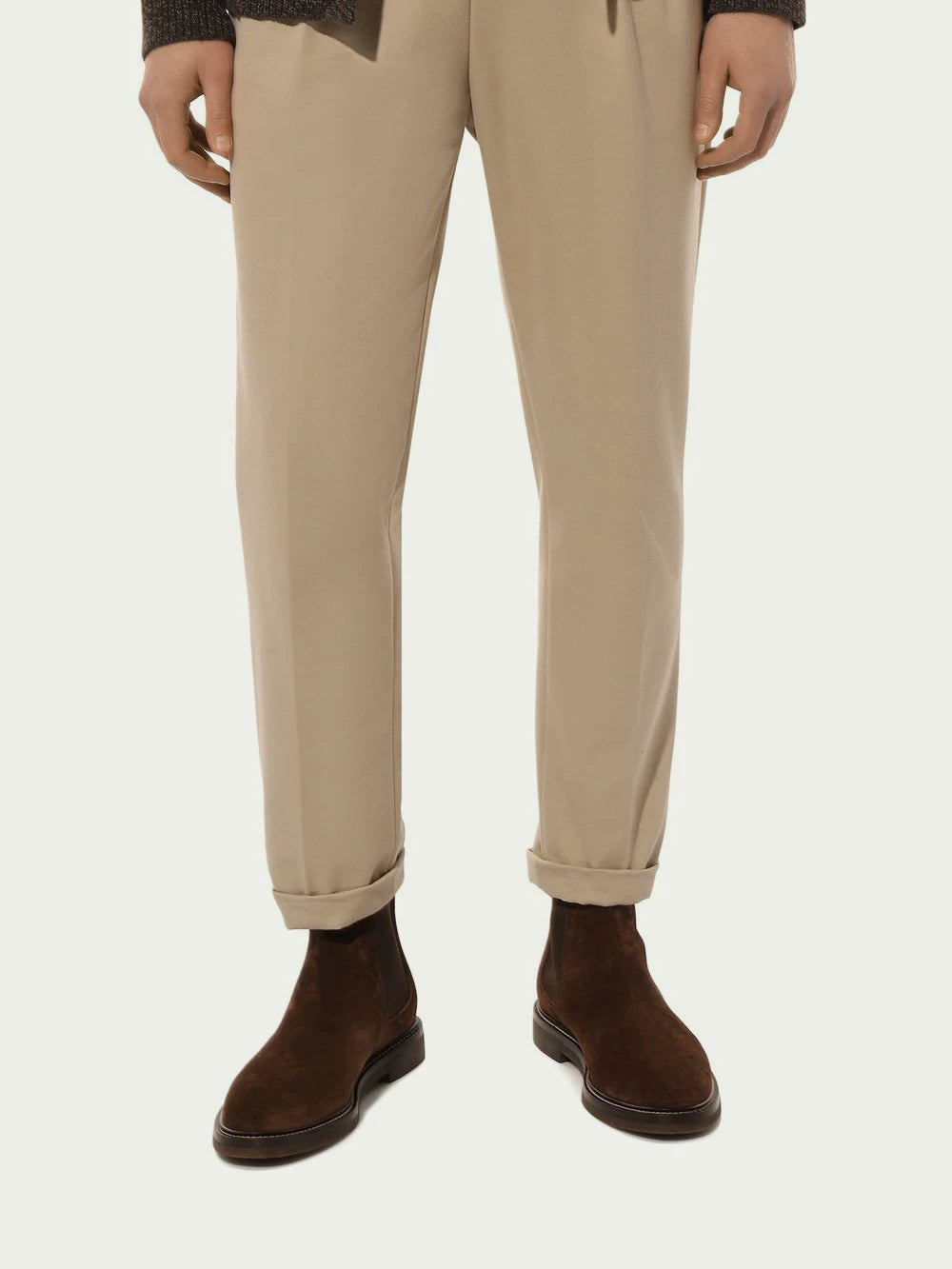 Mid Cut Cowhide Martin Chelsea Boots