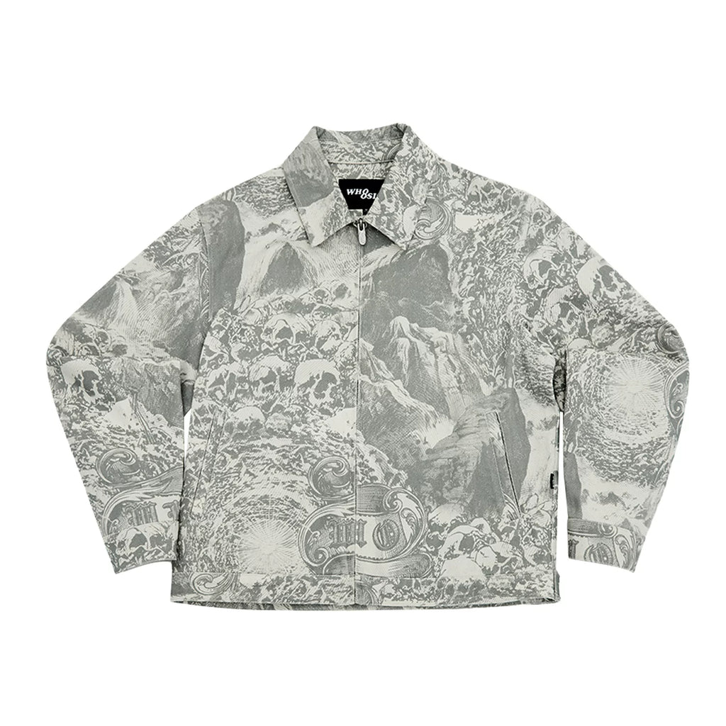 WHOOSIS Full-Print Suit Lapel Jacket