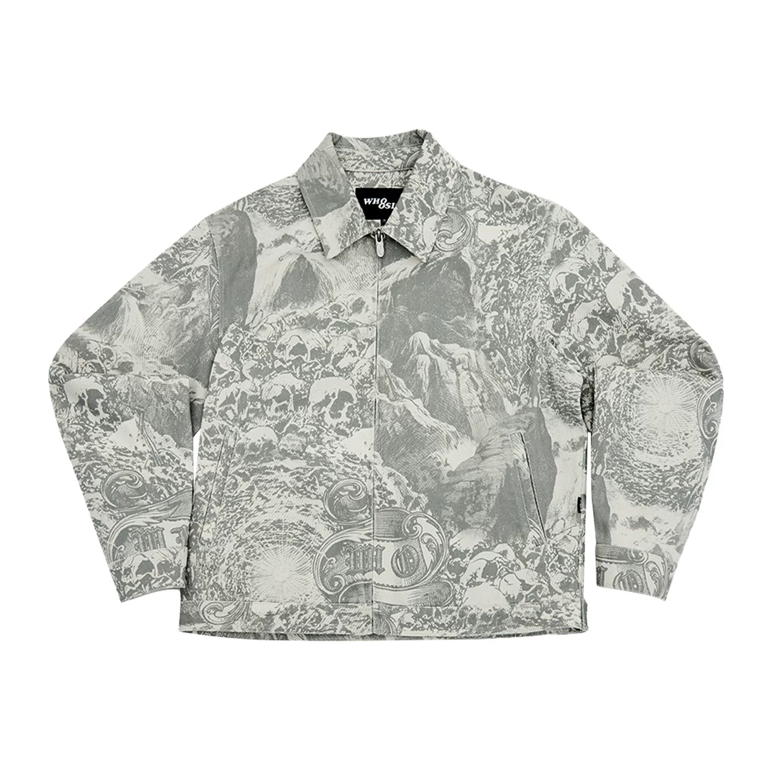 WHOOSIS Full-Print Suit Lapel Jacket