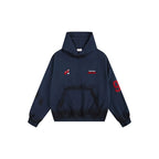 ATRY Dirty Dyed Damage Blockbuster Short Embroidered Sweater