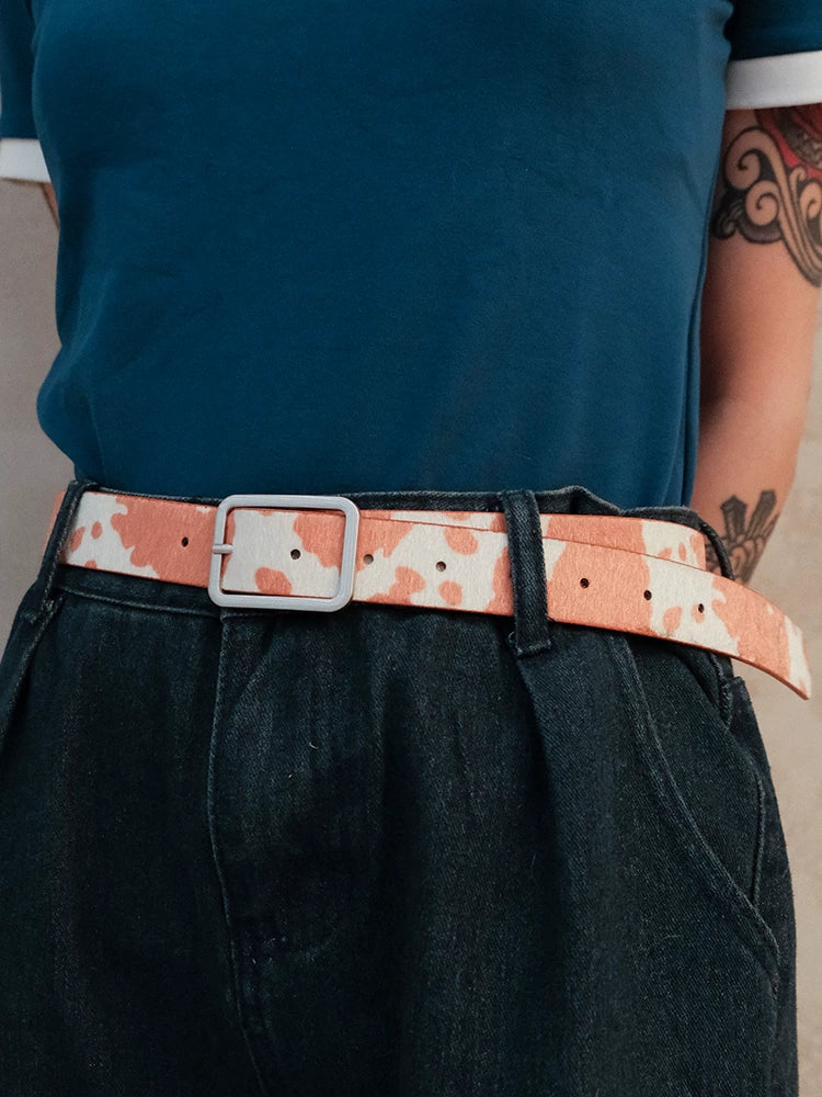 Darkblue Store Multicolor Camouflage Thin Hip Hop Belt