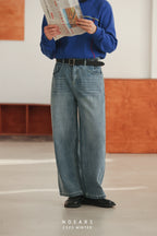 NOEARS Vintage Loose Straight Jeans