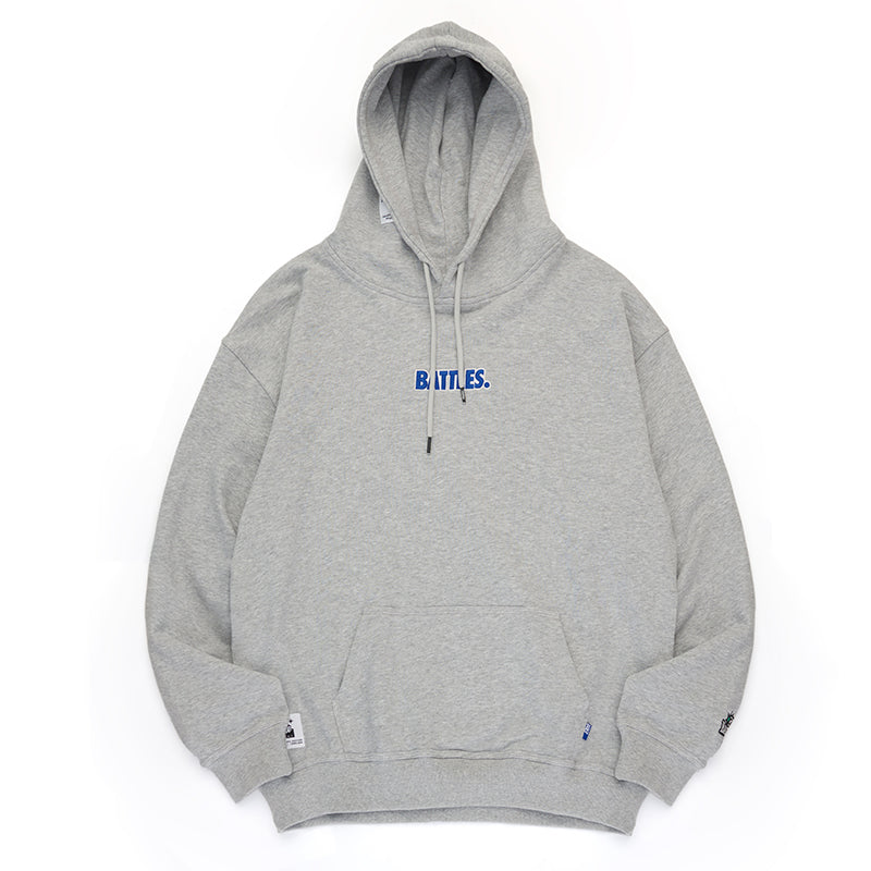 Battles Embroidered Cotton Terry Hooded Sweater