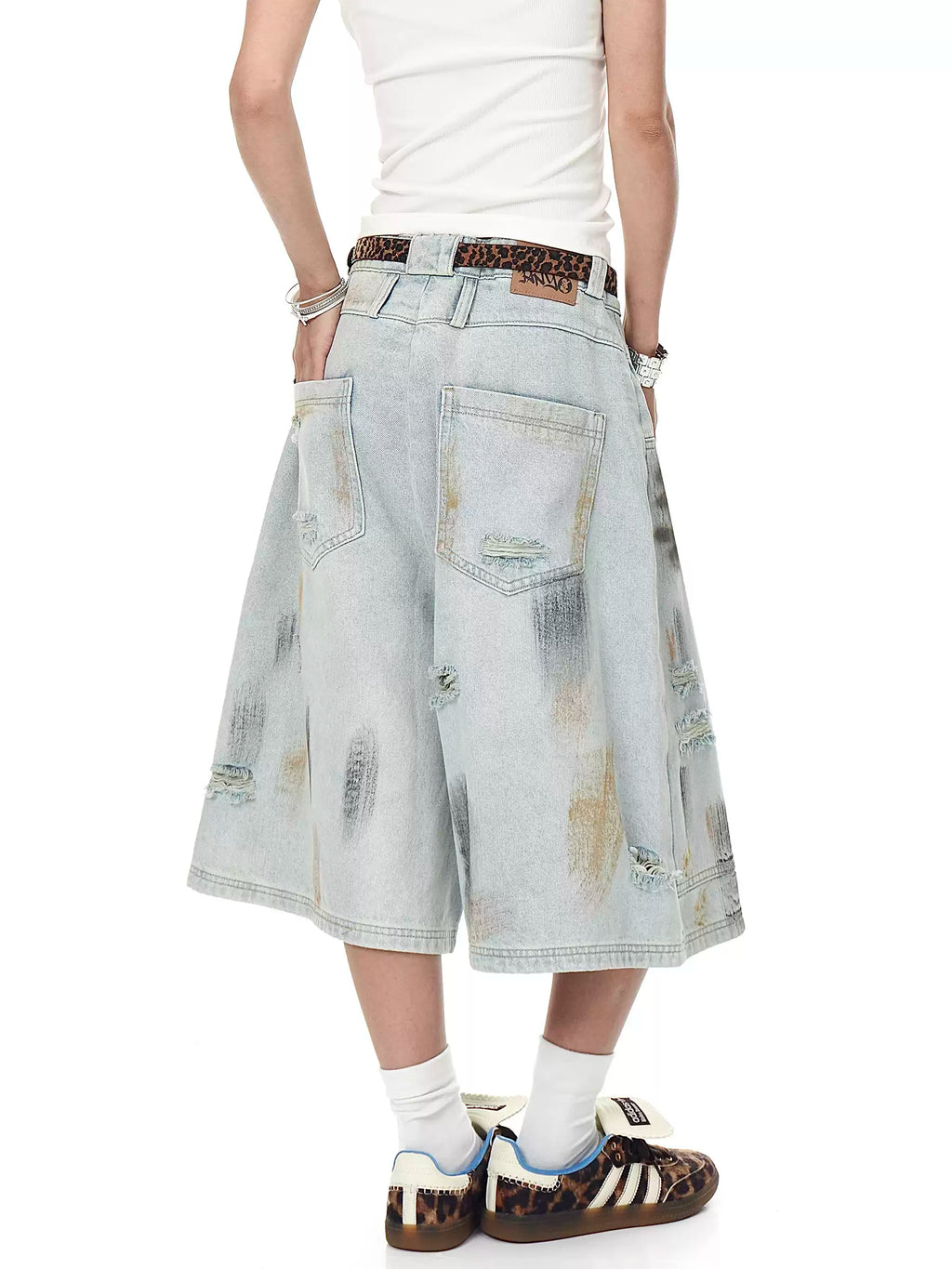 MADWITCH denim shorts