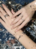 Imprisoned Star Liquid Metal Bracelet