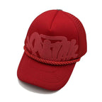 Cross Border Letter Printing Mesh Peak Cap