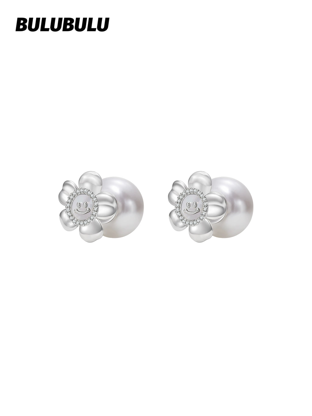 BULUBULU Just Smile Sunflower Pearl Earrings