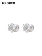 BULUBULU Just Smile Sunflower Pearl Earrings