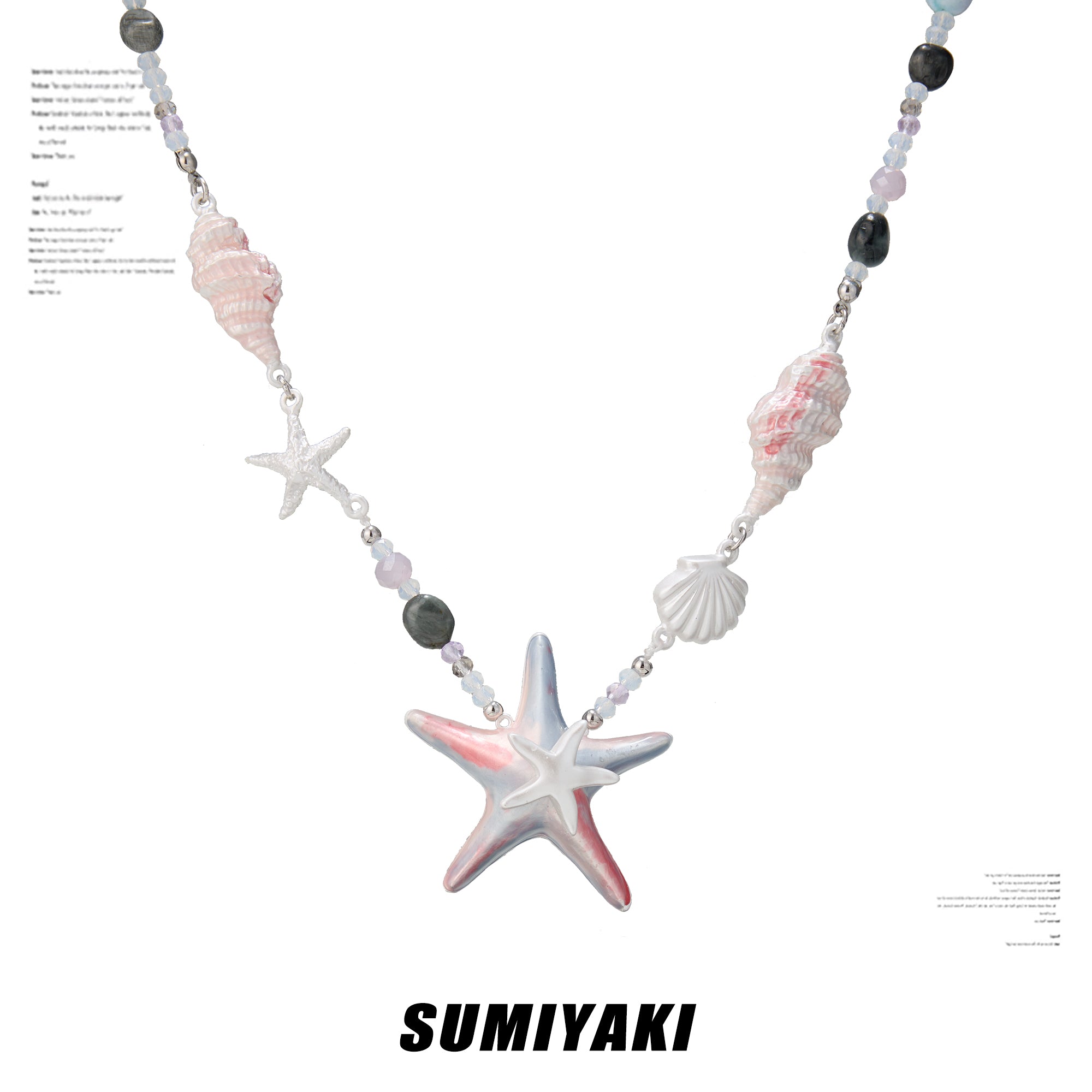 Coconut Girl Handmade Glaze Vacation Necklace