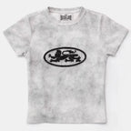 BADBLOOD High-Waist Wide-Leg Scimitar Sweatpants