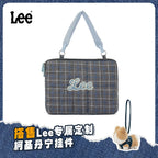 Lee Contrast Checked Tote Bag