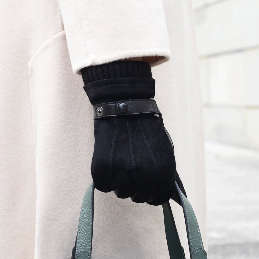 St. John's Goatskin Touch Screen Motorcycle Gloves