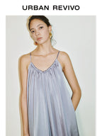 URBAN REVIVO Holiday Super Loose Dress