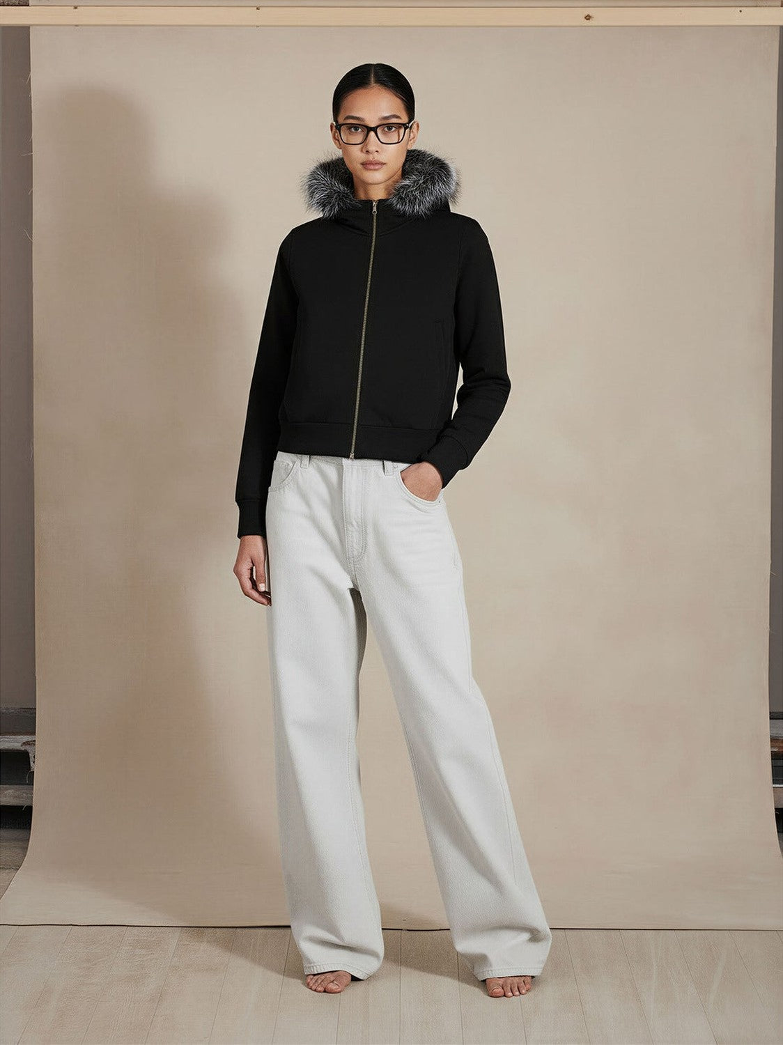 EME Vintage Zip Sweater Jacket