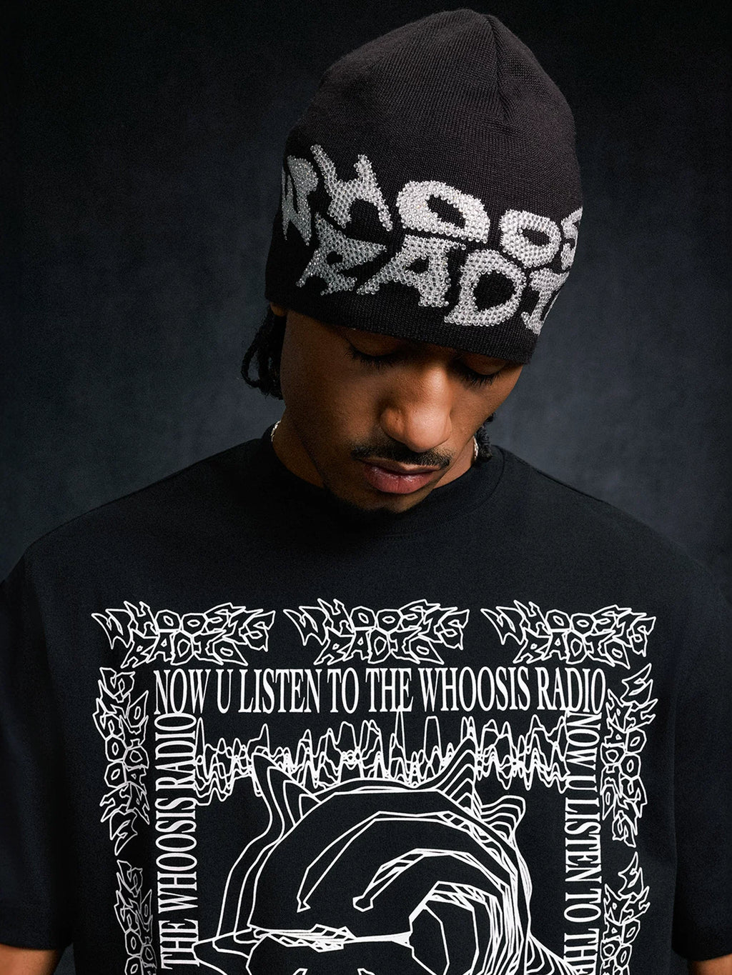 WHOOSIS Warm Outdoor Letter Knit Hat