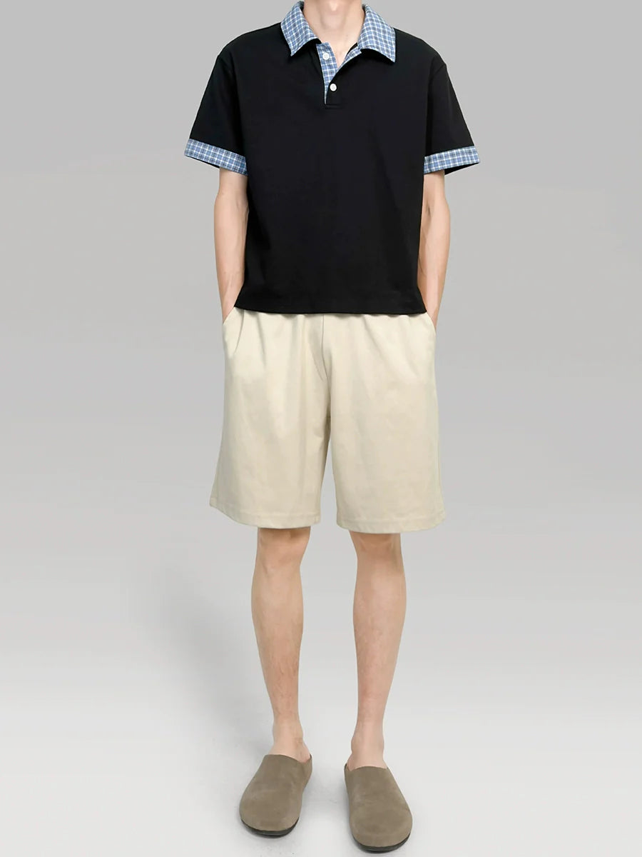 PLUS NO LOGO Triangle Bag Honeycomb Sports Shorts