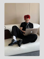 HANQIAORJI Versatile Casual Small Leather Shoes