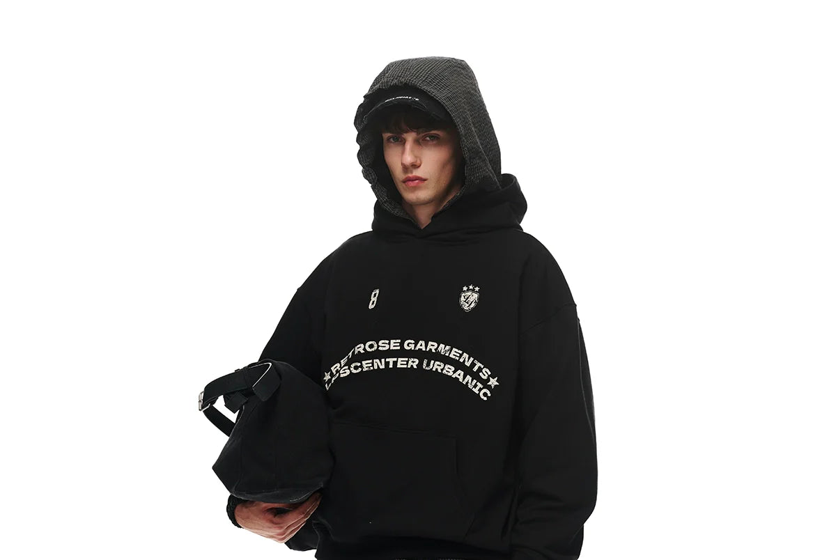 Loopsoon Chest Creative Print Casual Versatile Sweater