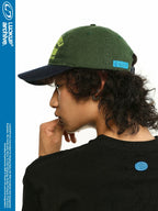LUCKUP Snail Embroidery Color Matching Retro Baseball Cap