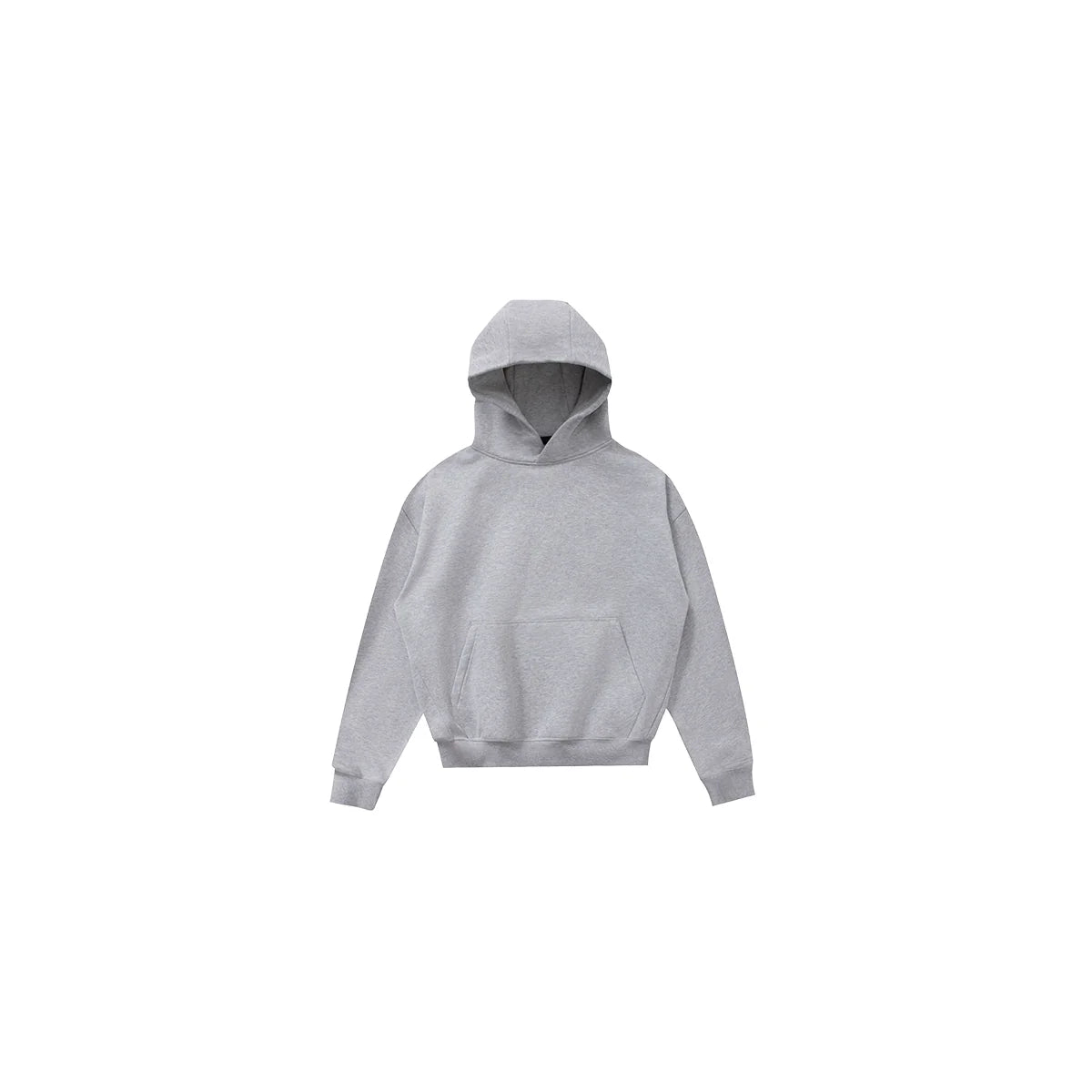 PLUS NO LOGO Vintage Simple Short Wide Hoodie