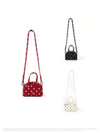 CryingCenter Polka Dot Boston Shoulder Crossbody Bag