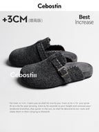 Cebostin Increases Height and Wears Lazy People with One Foot on Muller Shoes