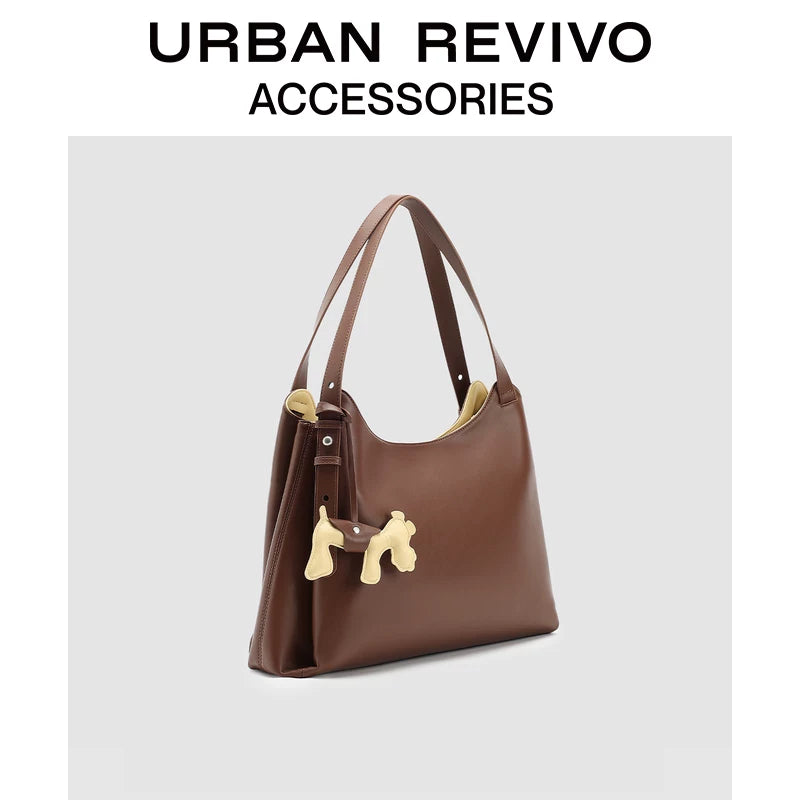 Urban Revivo Women's Puppy Pendant Tote Bag