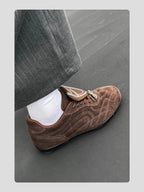 HANQIAORJI Retro Brown Casual Training Shoes