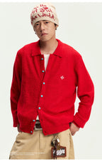 CoosRetro Lazy Wind Warm Casual Knitted Cardigan Jacket