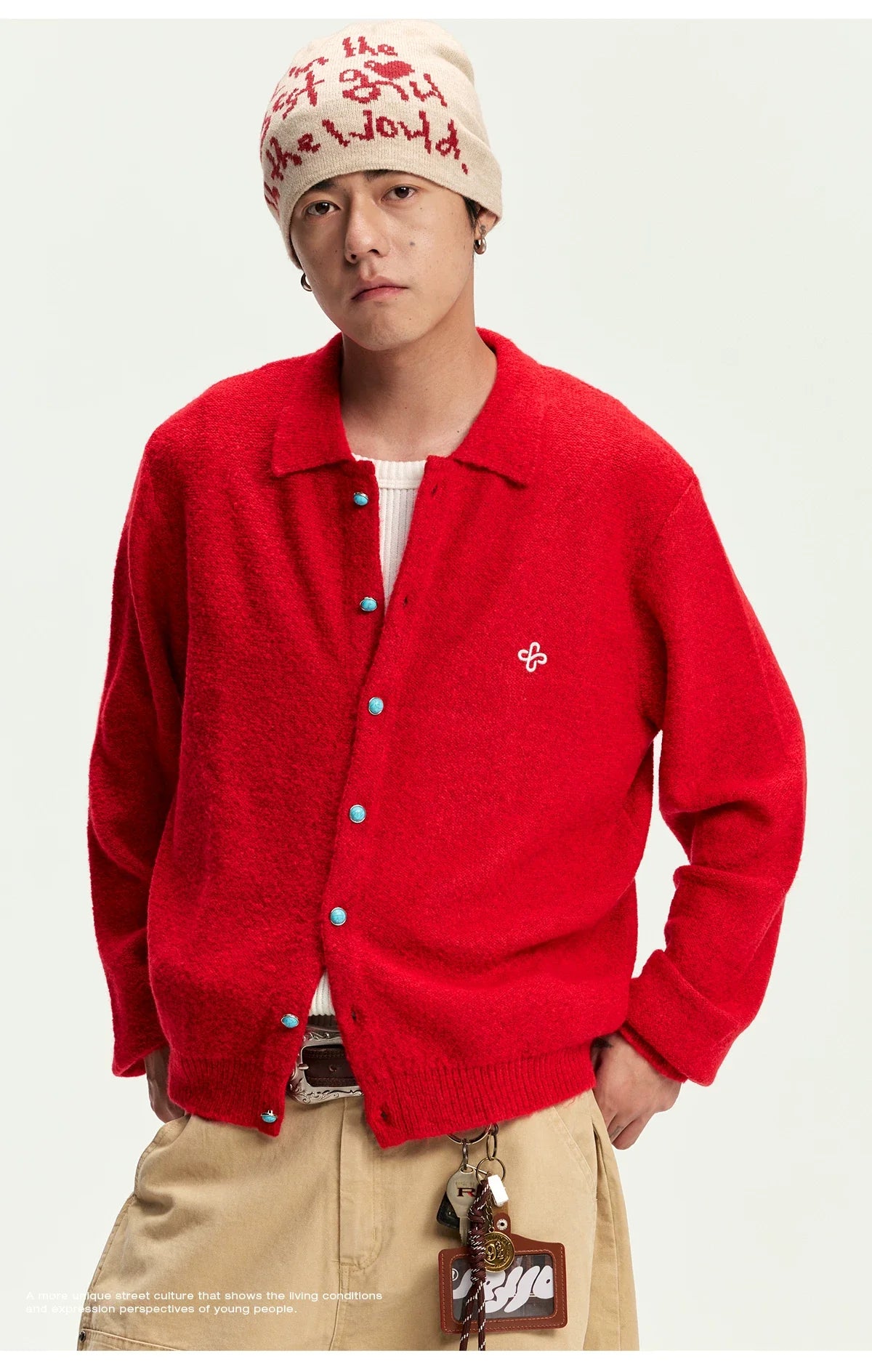 CoosRetro Lazy Wind Warm Casual Knitted Cardigan Jacket