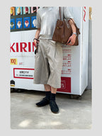 HANQIAORJI High Mercerized Leather Cowhide Training Shoes