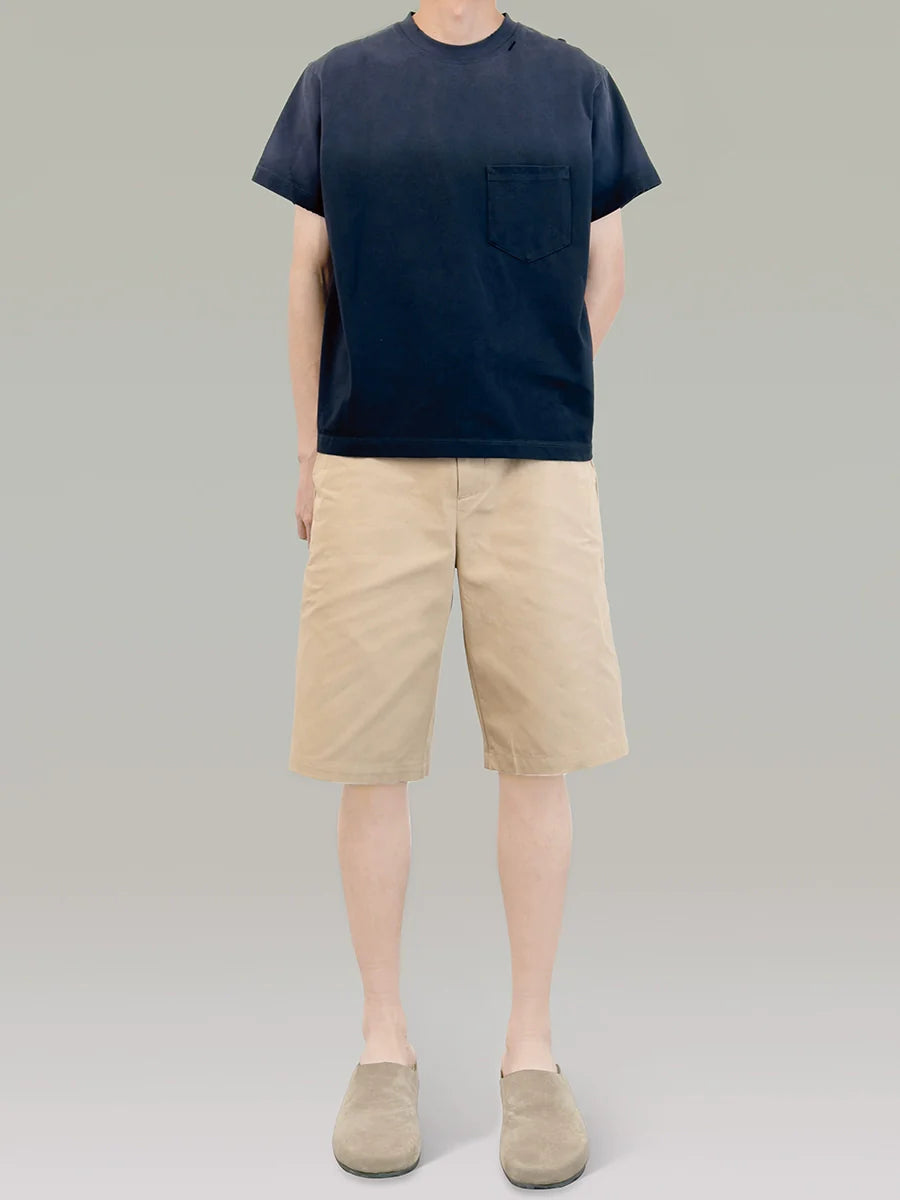 PLUS NO LOGO Tencel Diagonal Bag Cropped Pants Straight-leg Pants