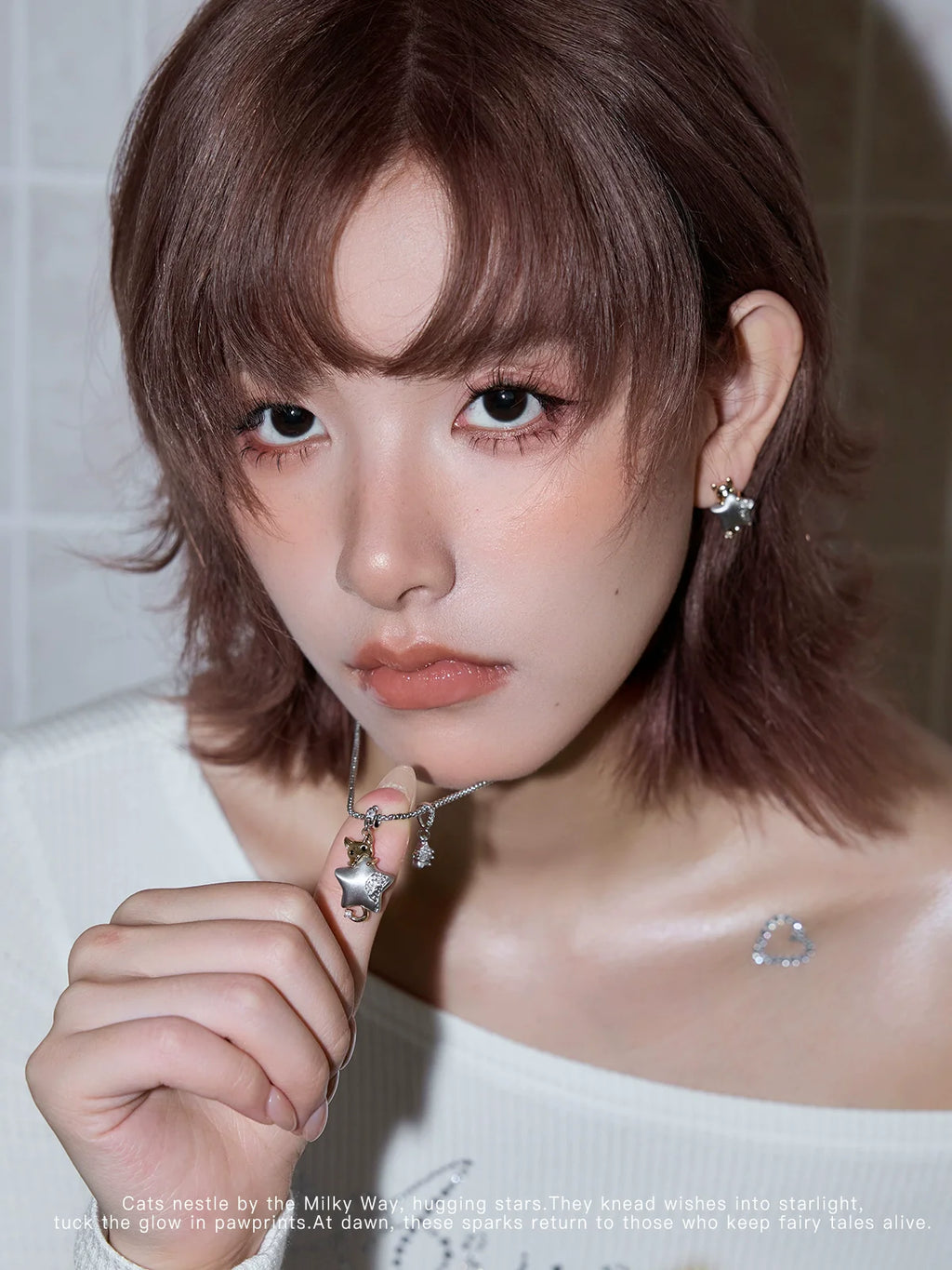 SUMIYAKI Dopamine Kitten Pendant Necklace