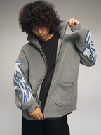 OSCill Ink Jinglan Zipper Sweater Cardigan