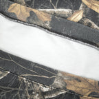 SUPER WAY Fleece Full-print Branch Camouflage Hooded Sweater