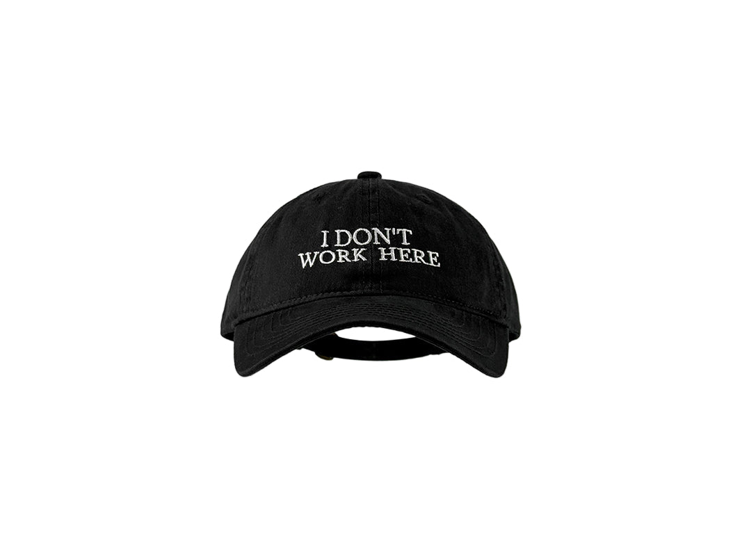 Ryu Jimin "I Don't Work Here" Embroidered Baseball Cap