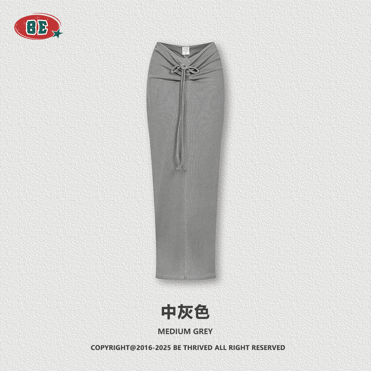 BE BM Diamond-Neck Skirt Set