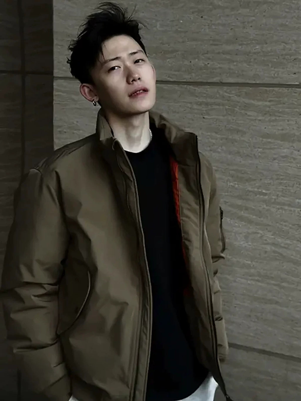 sostine Military Water Repellent White Duck Down Jacket