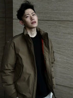 sostine Military Water Repellent White Duck Down Jacket