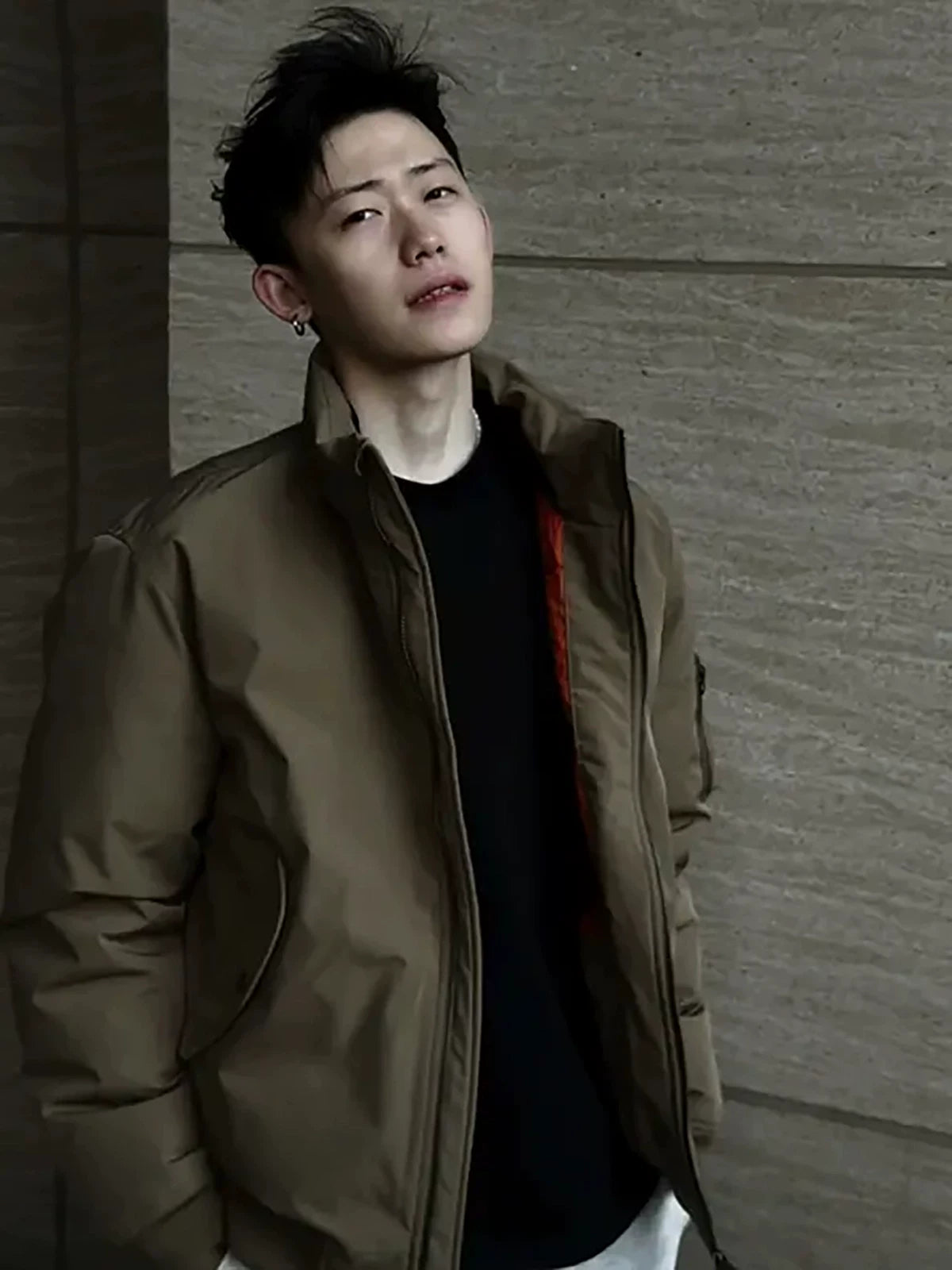 sostine Military Water Repellent White Duck Down Jacket