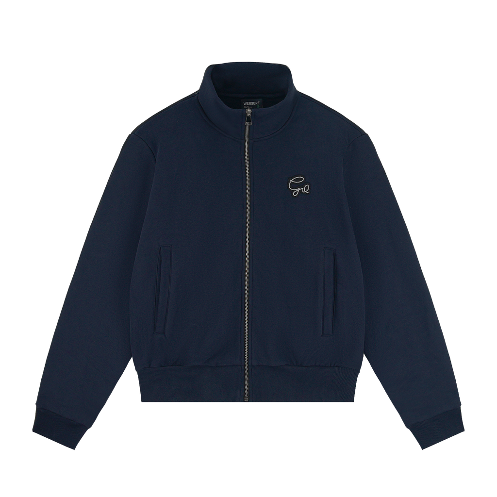 WebSurfGroup Twist Rope Embroidered Stand-up Collar Embroidered Jacket