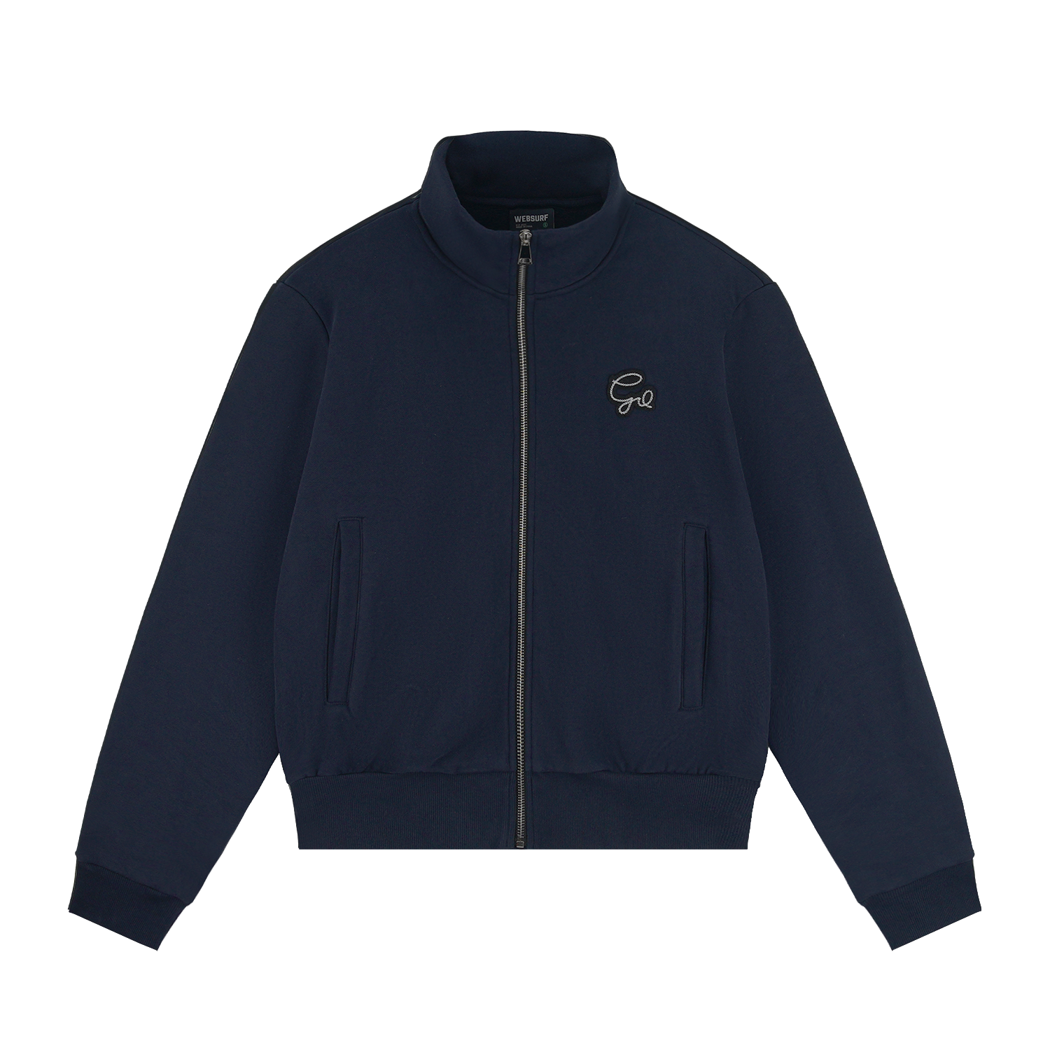 WebSurfGroup Twist Rope Embroidered Stand-up Collar Embroidered Jacket