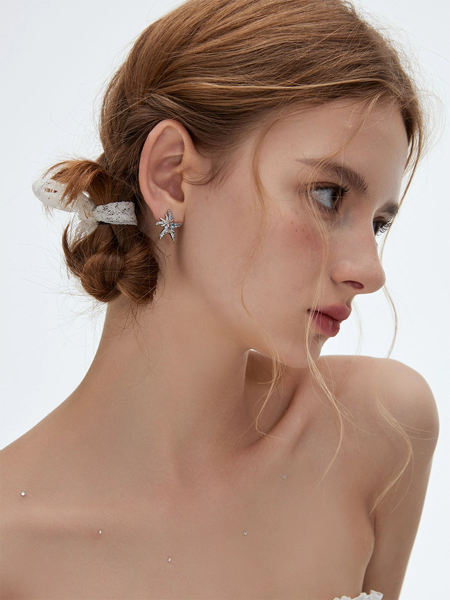 BULUBULU Smart Ocean Starfish Blue Earrings